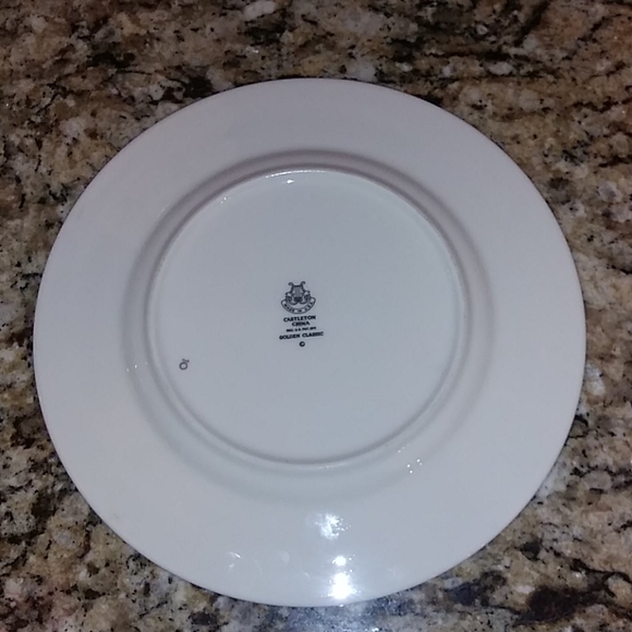 1119 Set of 2 Castleto Golden Classic Salad Plates - Picture 4 of 9